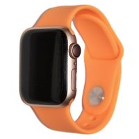 Ремешки для Apple Watch Series 1 (38 mm) Sport Band силиконовый (размер L) <свежая папайя> ― Spb.OnlineBazar.su