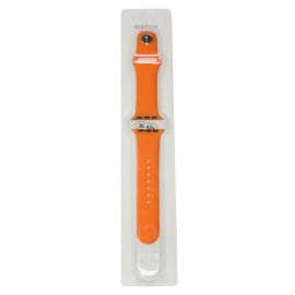 Ремешки для Apple Watch Series 1 (38 mm) Sport Band силиконовый (размер L) <свежая папайя>