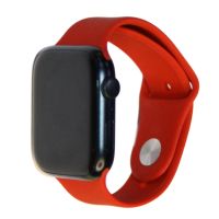 Ремешки для Apple Watch Series 2 (38 mm) Sport Band силиконовый (размер L) <темно-красный> ― Spb.OnlineBazar.su