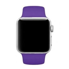 Ремешки для Apple Watch Series 5 (40 mm) Sport Band силиконовый (размер L) <темный индиго>
