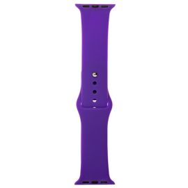 Ремешки для Apple Watch Series 5 (40 mm) Sport Band силиконовый (размер L) <темный индиго>