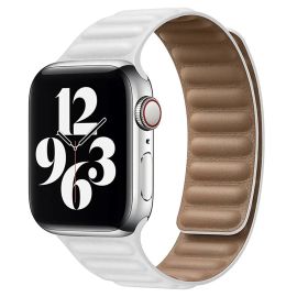 Ремешок для Apple Watch SE (40 mm) силиконовый на магните №2 <белый>