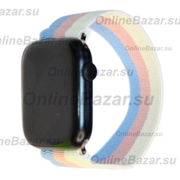 Ремешок для Apple Watch SE (40 mm) Sport Band эластичный монобраслет нейлон (рис. 10) ― Spb.OnlineBazar.su