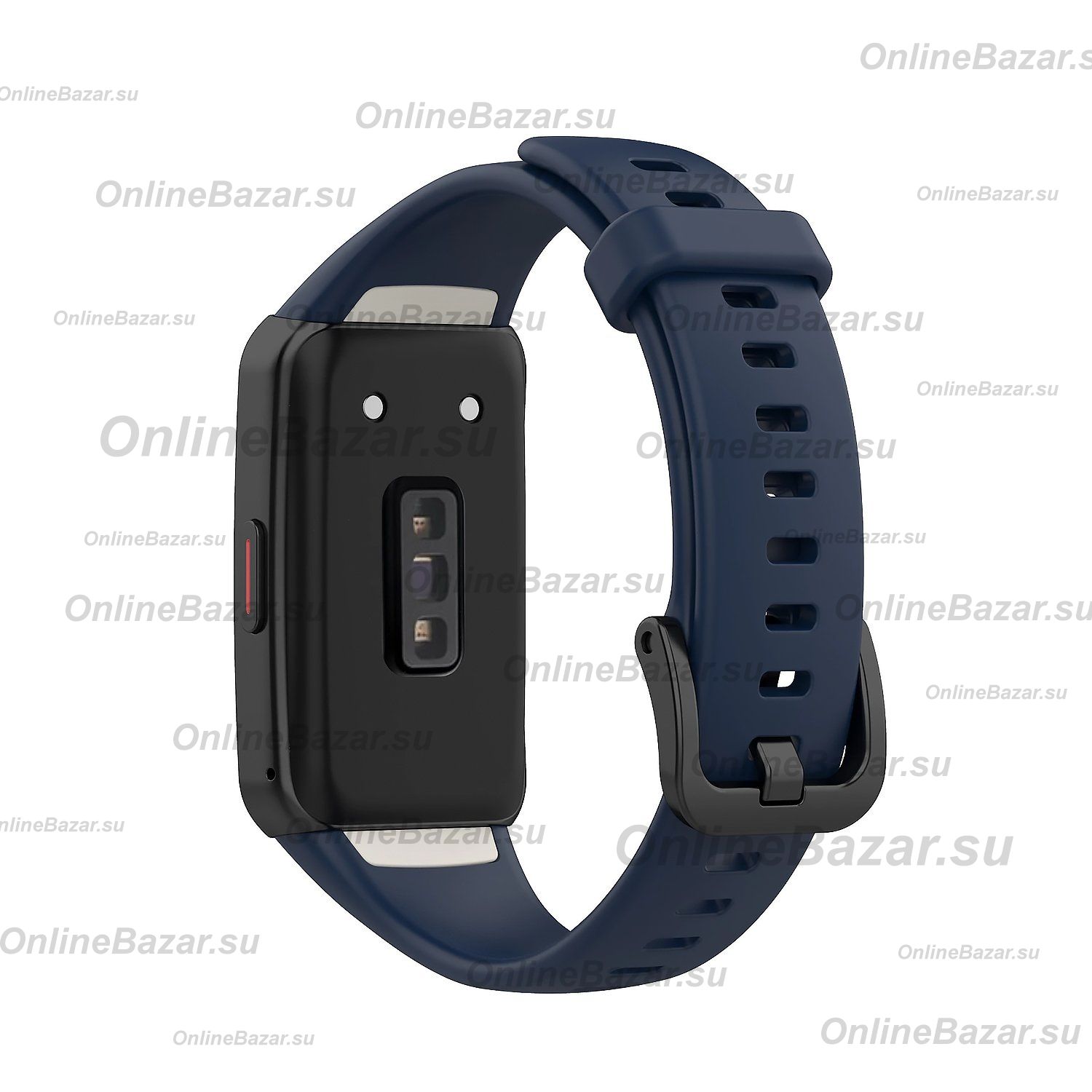 Ремешок для Honor Band 6 (ARG-B39) силиконовый <синий> ― Spb.OnlineBazar.su