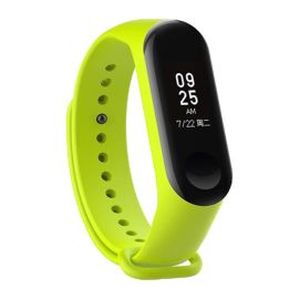 Ремешок для Xiaomi Mi Band 3 силиконовый <зеленый>