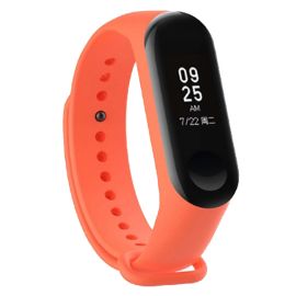 Ремешок для Xiaomi Mi Band 3 силиконовый <оранжевый>