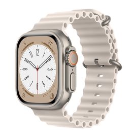 Ремешки для Apple Watch SE (40 mm) Ocean Band силиконовый <слоновая кость>