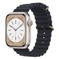 Ремешки для Apple Watch Series 4 (44 mm) Ocean Band силиконовый <черный> ― Spb.OnlineBazar.su