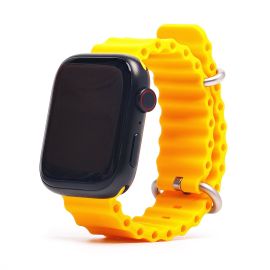 Ремешки для Apple Watch SE (40 mm) Ocean Band силиконовый <желтый>