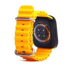 Ремешки для Apple Watch Series 8 (45 mm) Ocean Band силиконовый <желтый>