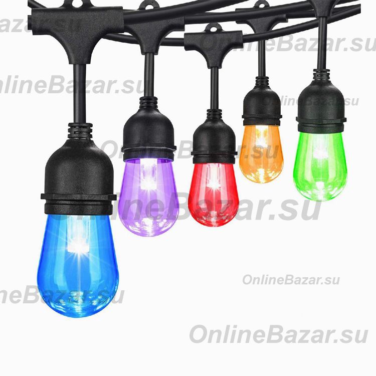 Светодиодная гирлянда Kurato BVD-RETRO-IC-15 (15 м) <разноцветная> ― Spb.OnlineBazar.su