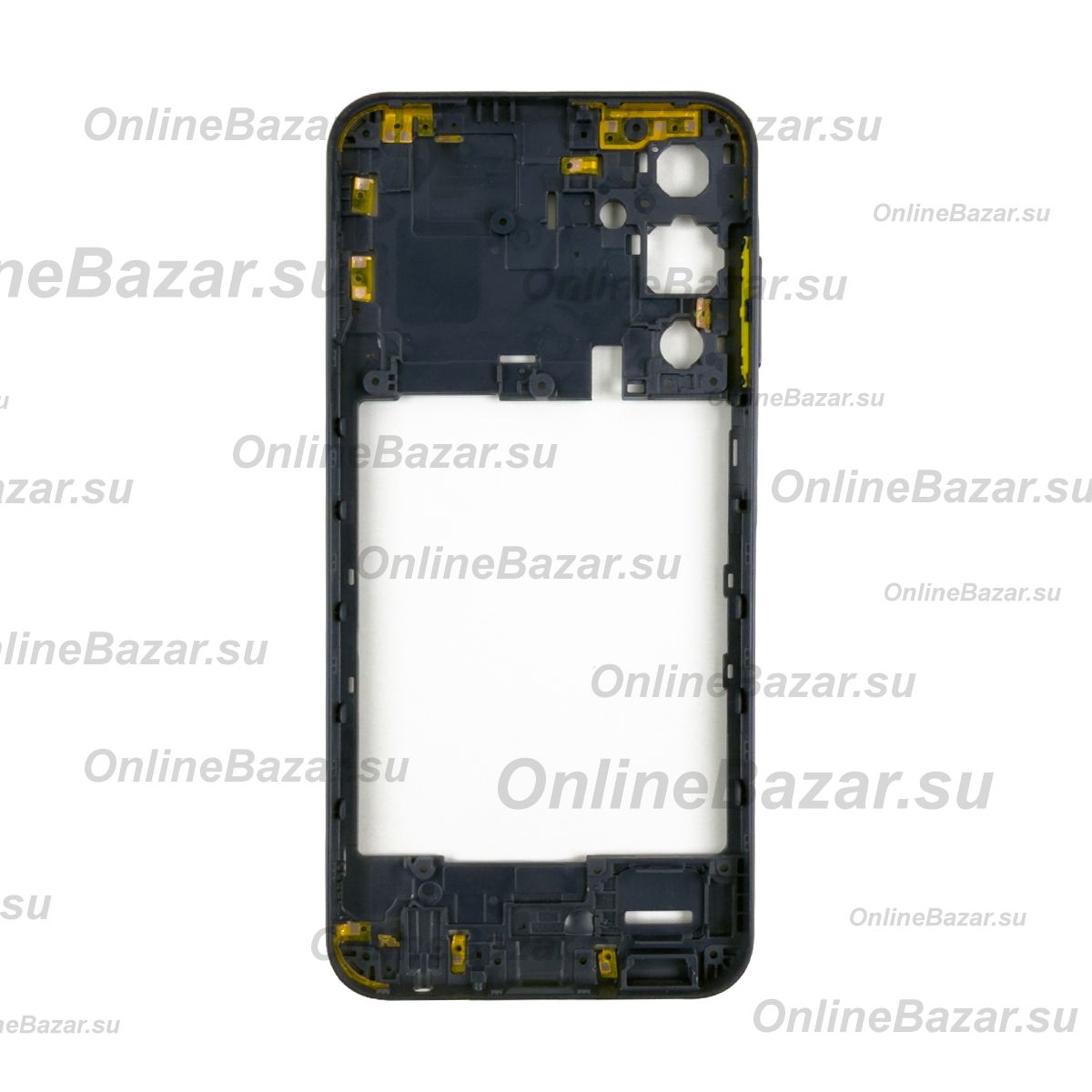 Средняя часть корпуса для Samsung SM-A256E (Galaxy A25 5G) <черный> ― Spb.OnlineBazar.su