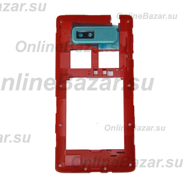 Средняя часть корпуса для HTC Desire 600 Dual Sim <красный> (оригинал) ― Spb.OnlineBazar.su