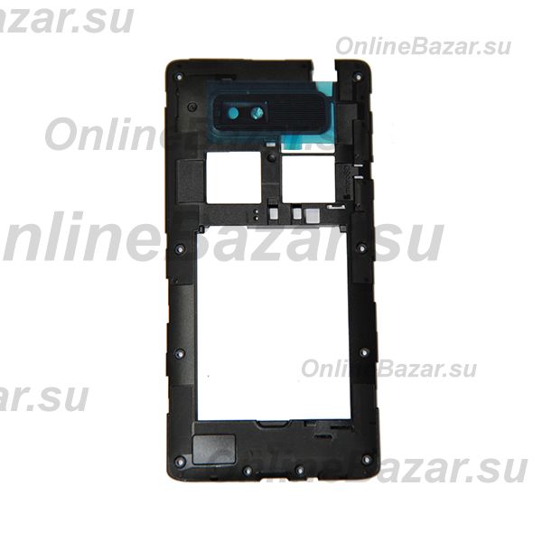 Средняя часть корпуса для HTC Desire 600 Dual Sim <черный> (оригинал) ― Spb.OnlineBazar.su