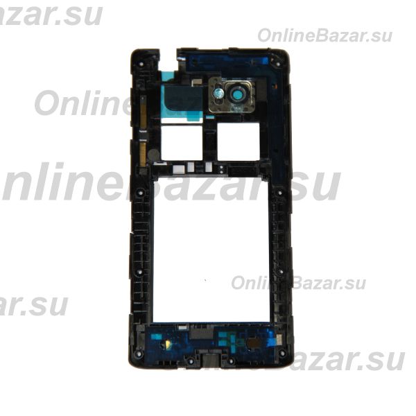 Средняя часть корпуса для HTC Desire 600 Dual Sim <черный> (оригинал) ― Spb.OnlineBazar.su