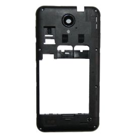 Средняя часть корпуса для Prestigio MultiPhone 3450 DUO в сборе со стеклом камеры, антеннами и динамиком <черный> (оригинал) 