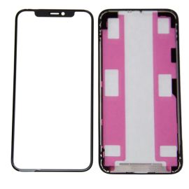 Стекло для Apple iPhone 11 Pro в сборе с рамкой и OCA пленкой <черный>