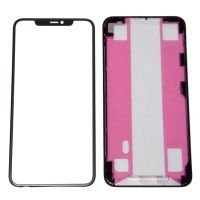 Стекло для Apple iPhone 11 Pro Max в сборе с рамкой и OCA пленкой <черный> ― Spb.OnlineBazar.su