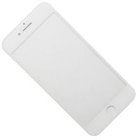 Стекло для Apple iPhone 8 в сборе с рамкой и OCA пленкой <белый> ― Spb.OnlineBazar.su