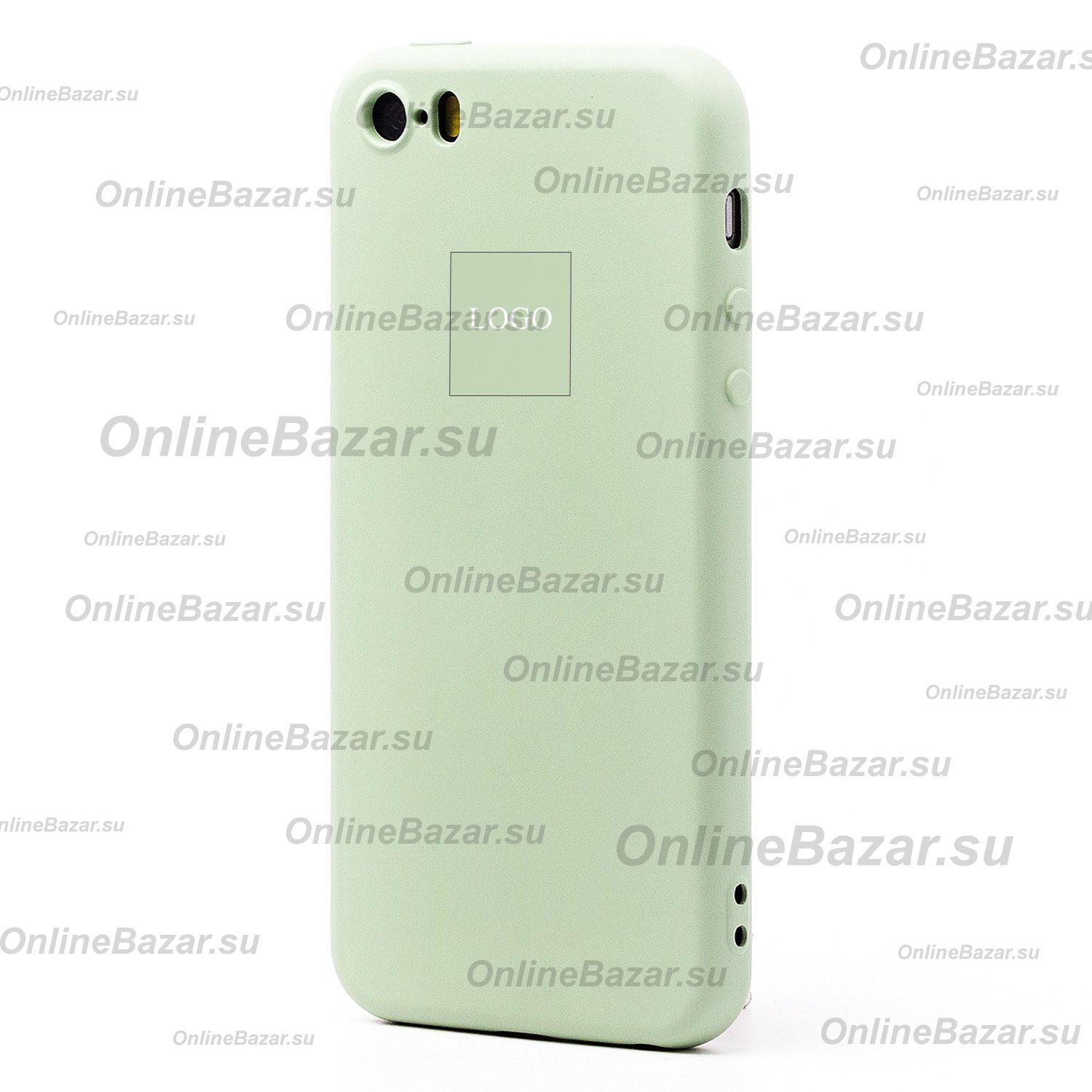 Чехол для Apple iPhone 5 силиконовый Soft Touch 2 <зеленый> (премиум) ― Spb.OnlineBazar.su