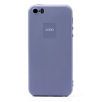 Чехол для Apple iPhone 5 силиконовый Soft Touch 2 <серый> (премиум) ― Spb.OnlineBazar.su