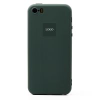 Чехол для Apple iPhone 5 силиконовый Soft Touch 2 <темно-зеленый> (премиум) ― Spb.OnlineBazar.su