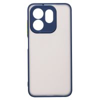 Чехол для Infinix Hot 50i (X6531B) пластиковый с окантовкой <темно-синий> ― Spb.OnlineBazar.su