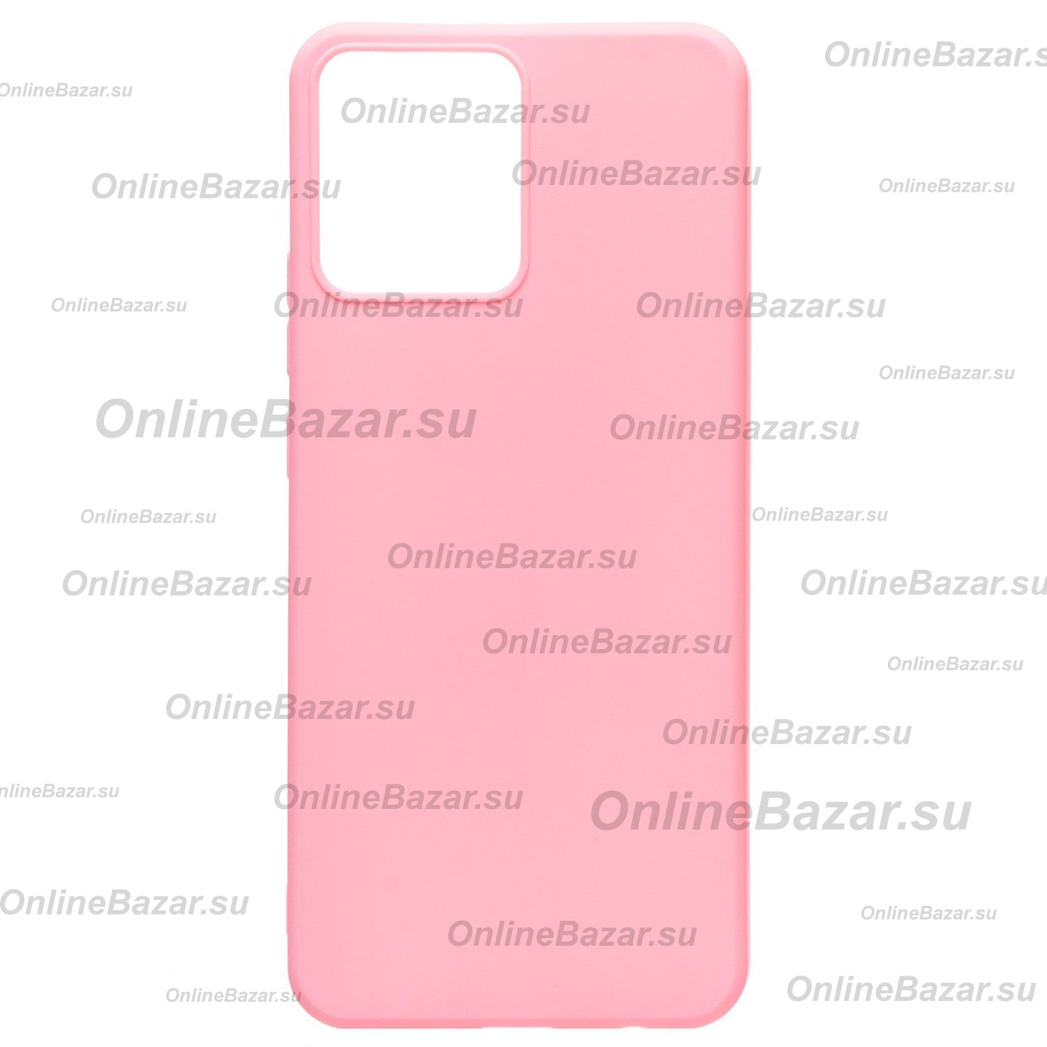 Чехол для Realme RMX3506 силиконовый матовый №5 <розовый> ― Spb.OnlineBazar.su