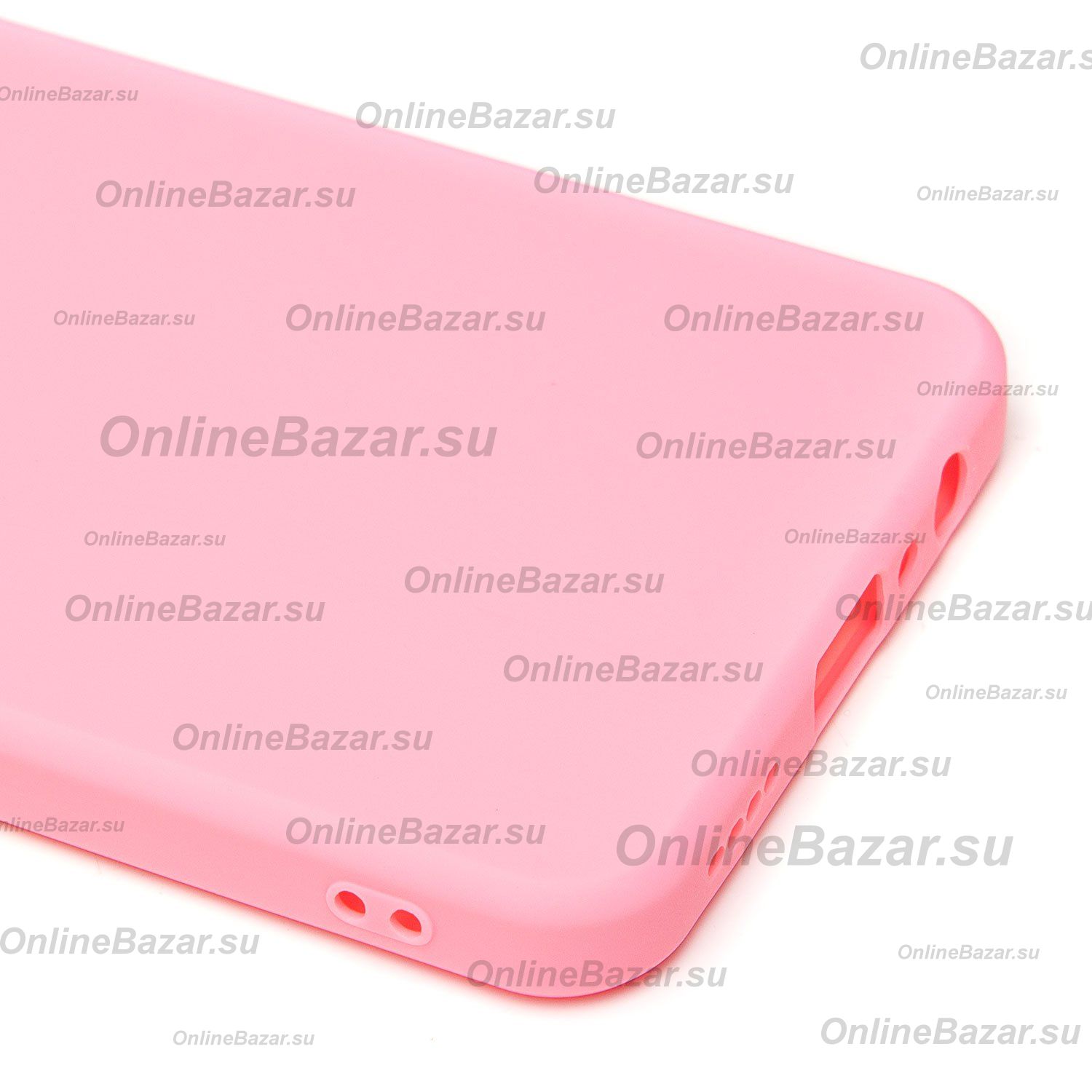 Чехол для Realme RMX3506 силиконовый матовый №5 <розовый> ― Spb.OnlineBazar.su
