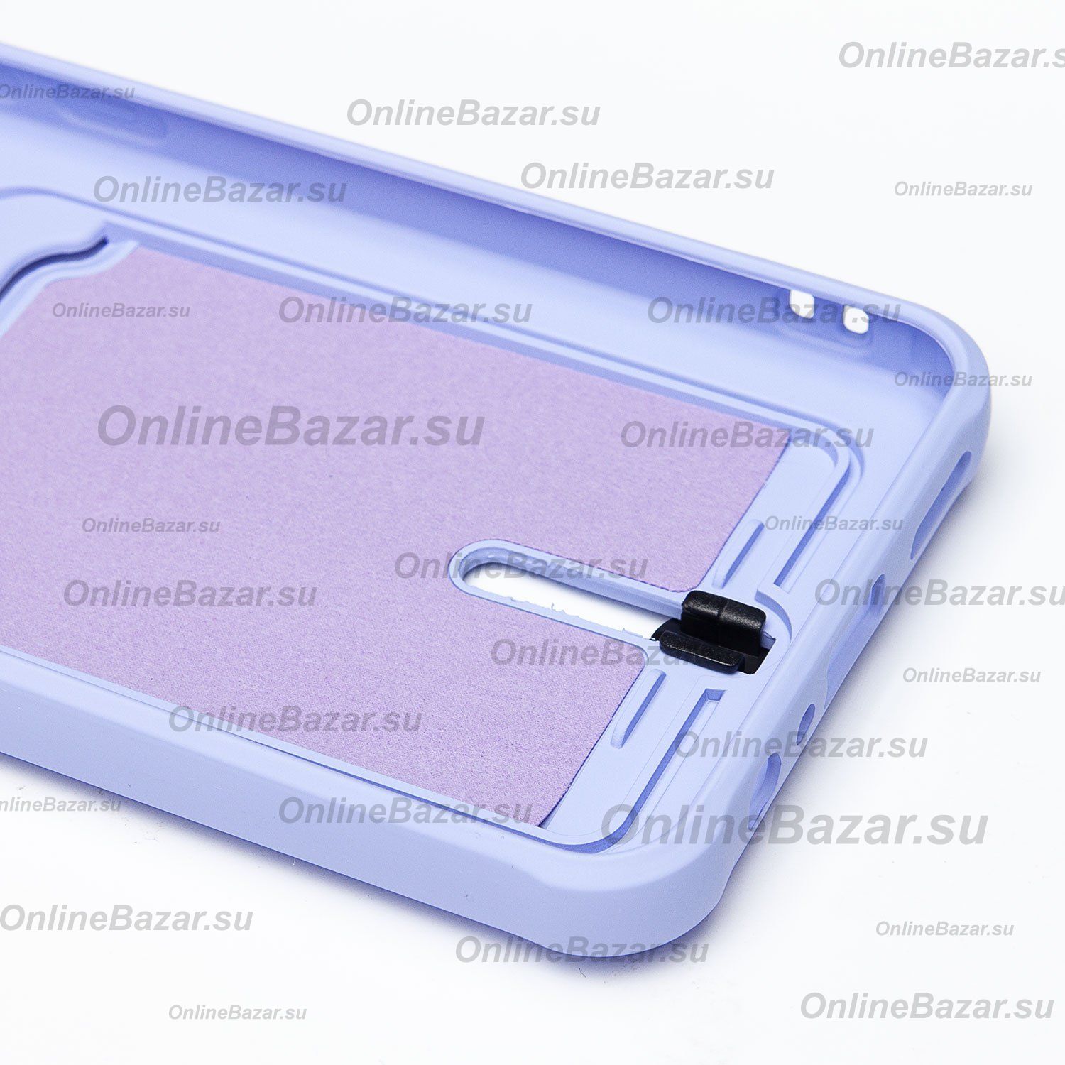 Чехол для Realme RMX3506 силиконовый с картхолдером №4 <фиолетовый> ― Spb.OnlineBazar.su