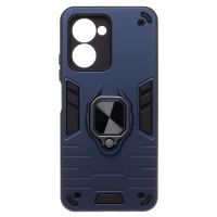 Чехол для Realme RMX3624 силиконовый противоударный с кольцом <синий> ― Spb.OnlineBazar.su