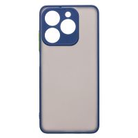 Чехол для Realme C63 пластиковый с окантовкой <темно-синий> ― Spb.OnlineBazar.su