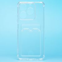 Чехол для Realme C63 силиконовый с картхолдером №2 <прозрачный> ― Spb.OnlineBazar.su