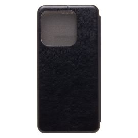 Чехол для Realme C63 флип боковой кожзам №3 <черный>