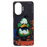 Чехол для Realme RMX3890 силиконовый (рис. 335/утка) <черный> ― Spb.OnlineBazar.su