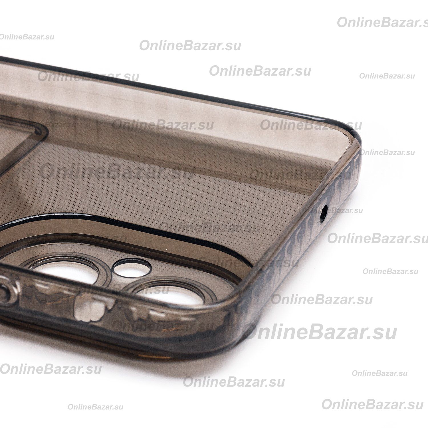 Чехол для Realme RMX3890 силиконовый с картхолдером №2 <черный> ― Spb.OnlineBazar.su