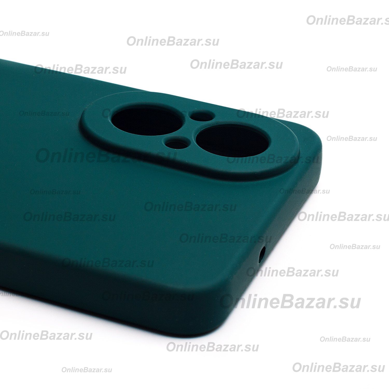 Чехол для Realme RMX3890 силиконовый Soft Touch 4 <темно-зеленый> ― Spb.OnlineBazar.su