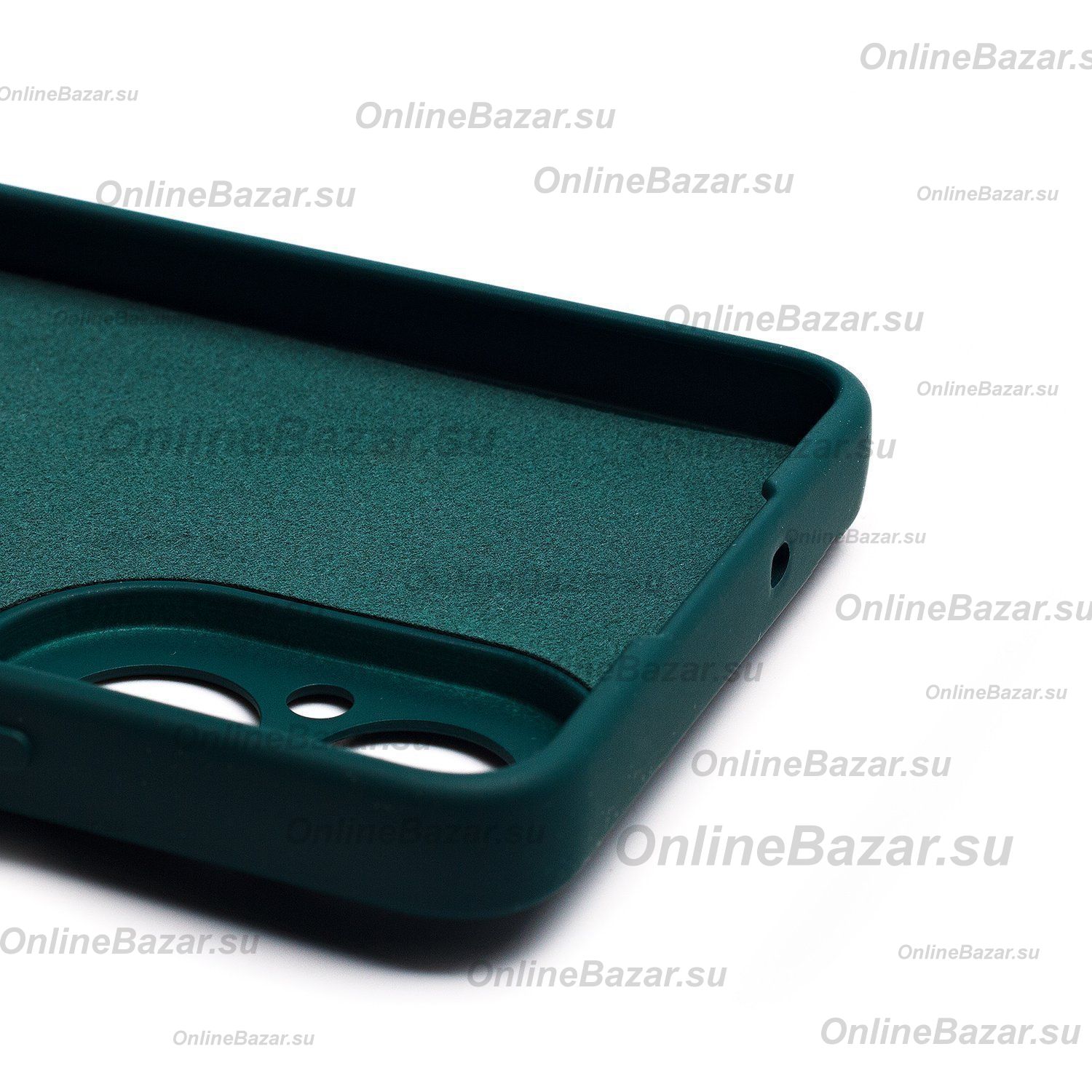 Чехол для Realme RMX3890 силиконовый Soft Touch 4 <темно-зеленый> ― Spb.OnlineBazar.su