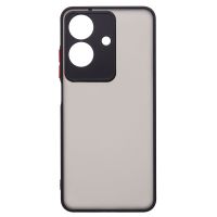 Чехол для Realme Note 60x пластиковый с окантовкой <черный> ― Spb.OnlineBazar.su