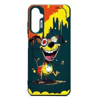 Чехол для Samsung SM-A057F (Galaxy A05s) силиконовый (рис. 335/собака) <темно-зеленый> ― Spb.OnlineBazar.su