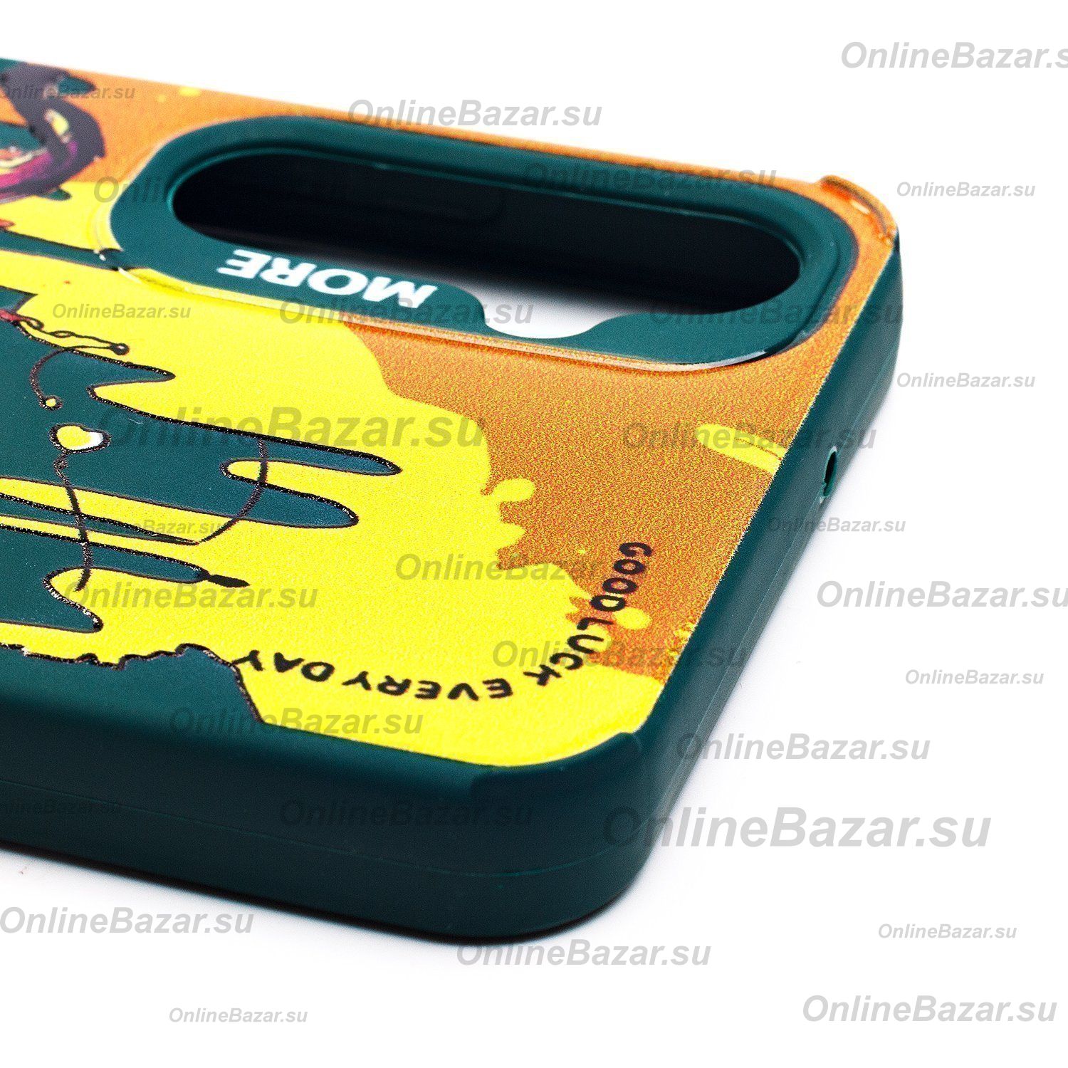 Чехол для Samsung SM-A057F (Galaxy A05s) силиконовый (рис. 335/собака) <темно-зеленый> ― Spb.OnlineBazar.su