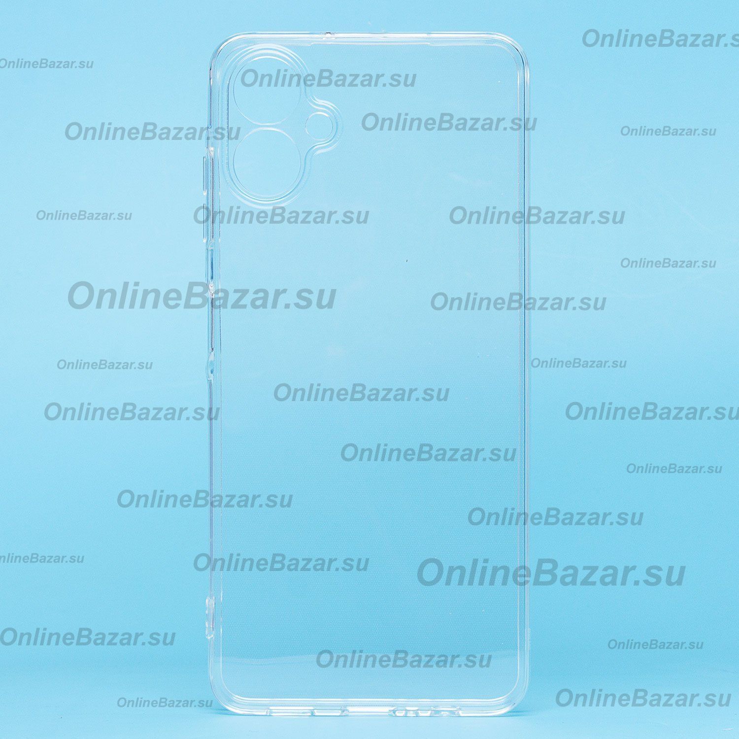 Чехол для Samsung SM-A065F (Galaxy A06) силиконовый (0,9 mm) <прозрачный> ― Spb.OnlineBazar.su