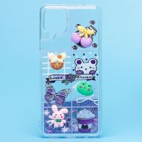 Чехол для Samsung SM-A125F (Galaxy A12) силиконовый 3D игрушки <фиолетовый> ― Spb.OnlineBazar.su