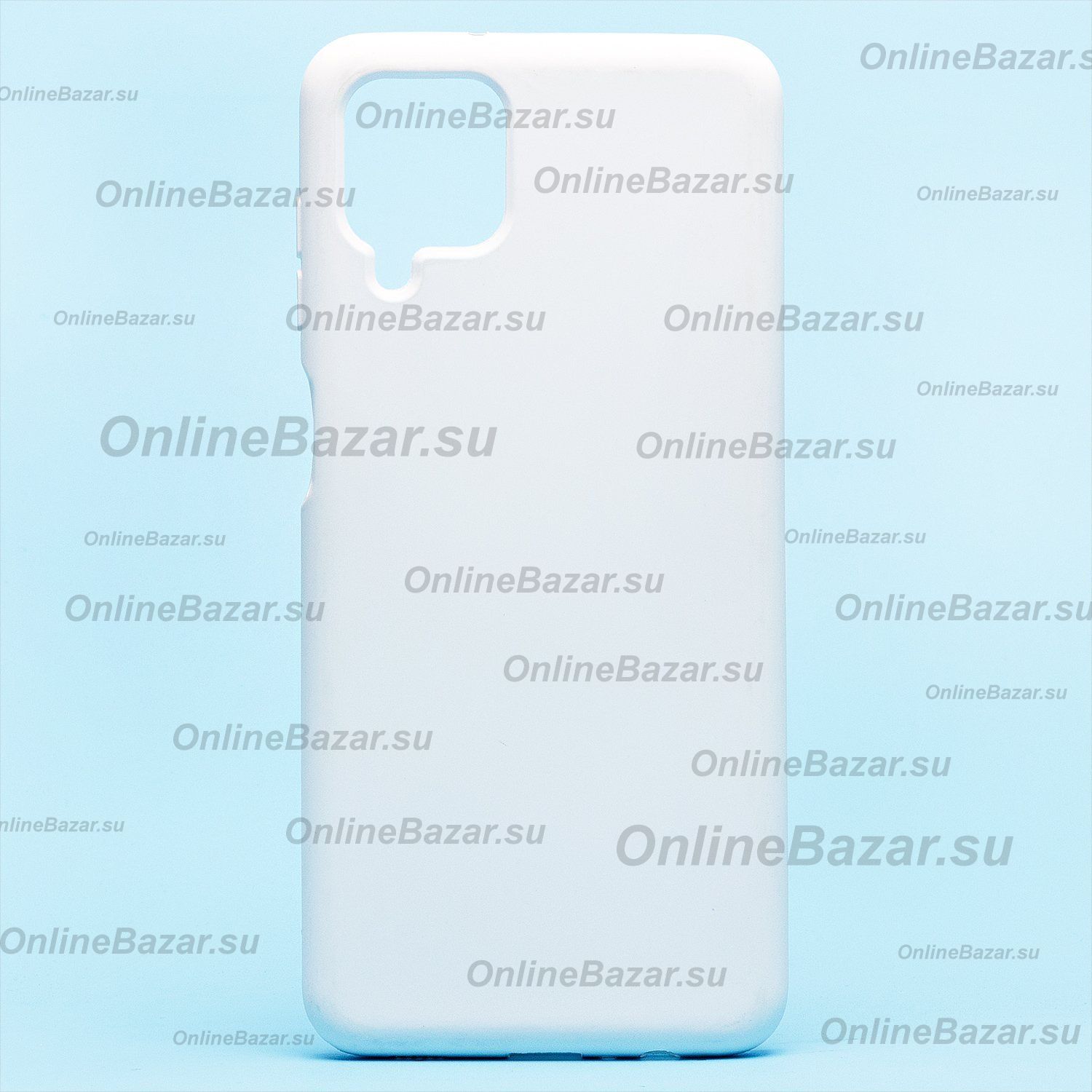 Чехол для Samsung SM-A125F (Galaxy A12) силиконовый Soft Touch 2 <белый> ― Spb.OnlineBazar.su