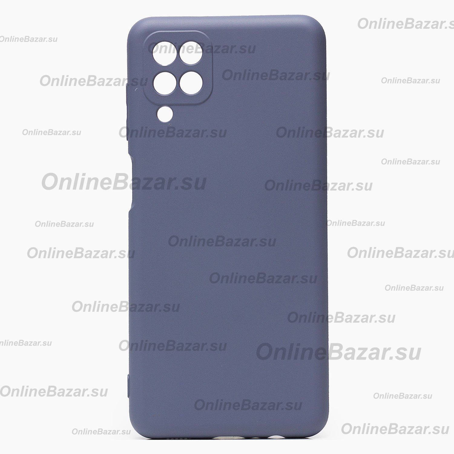 Чехол для Samsung SM-A125F (Galaxy A12) силиконовый Soft Touch 2 <серый> ― Spb.OnlineBazar.su