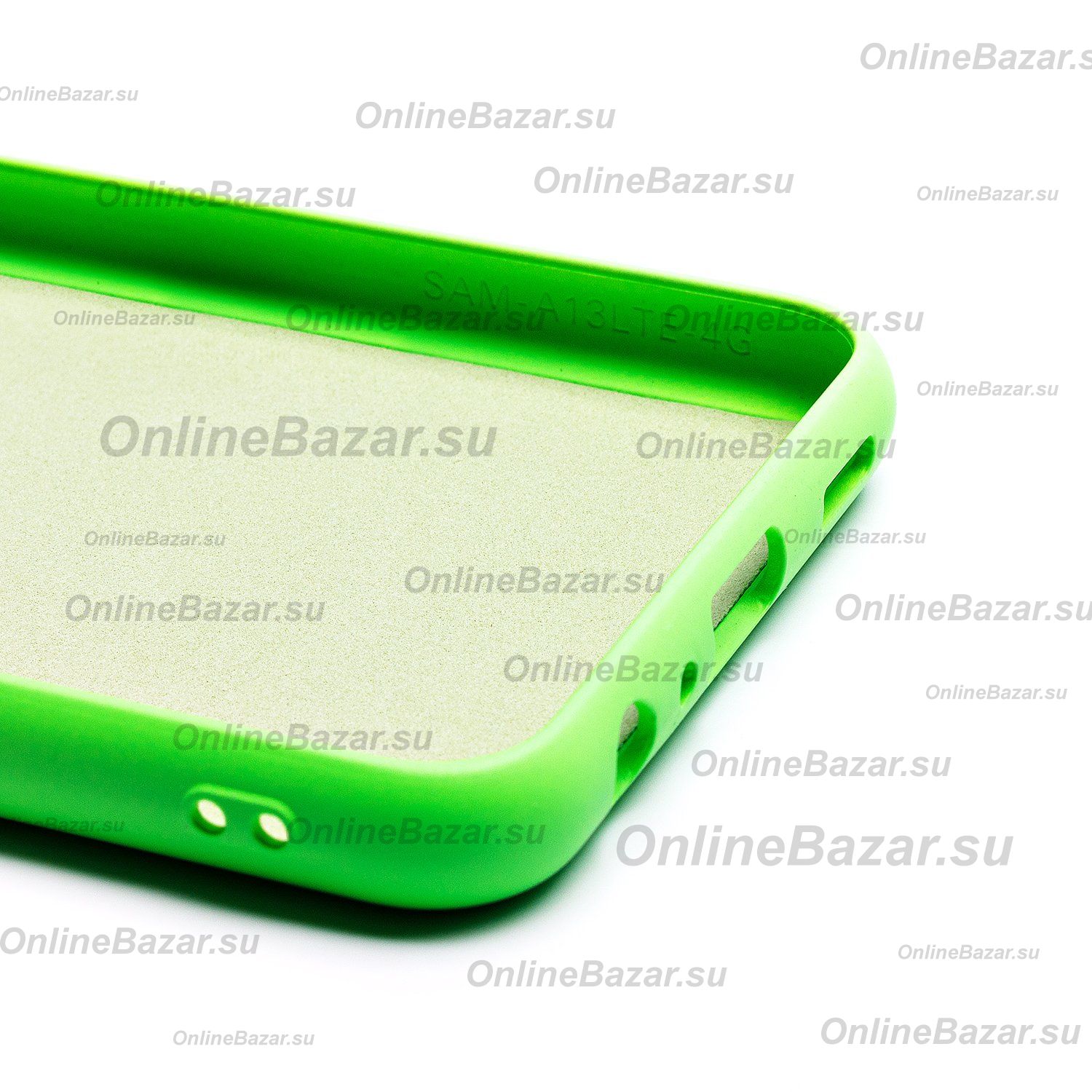 Чехол для Samsung SM-A135F (Galaxy A13) силиконовый Soft Touch 4 <зеленый> ― Spb.OnlineBazar.su