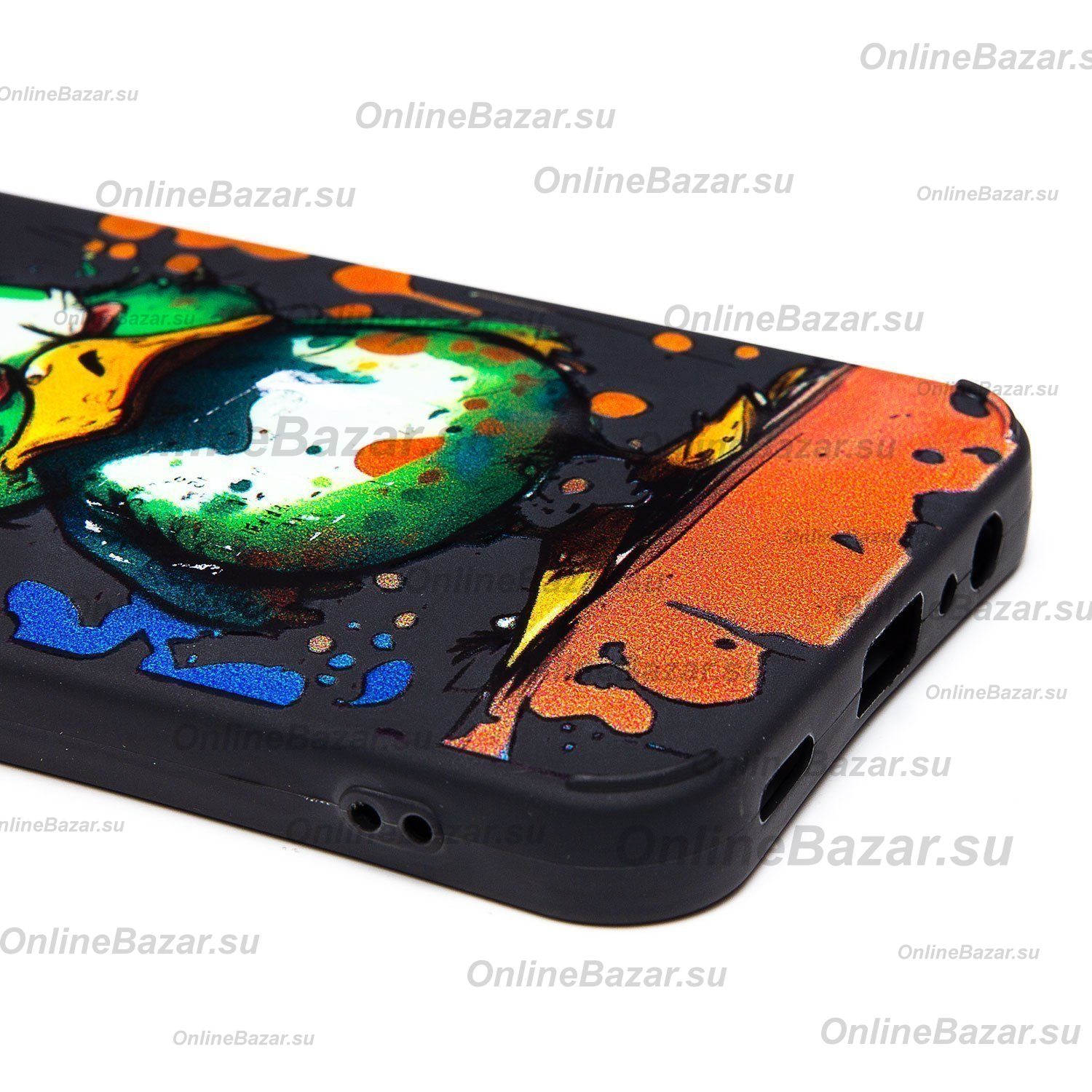 Чехол для Samsung SM-A156B (Galaxy A15 5G) силиконовый (рис. 335/утка) <черный> ― Spb.OnlineBazar.su