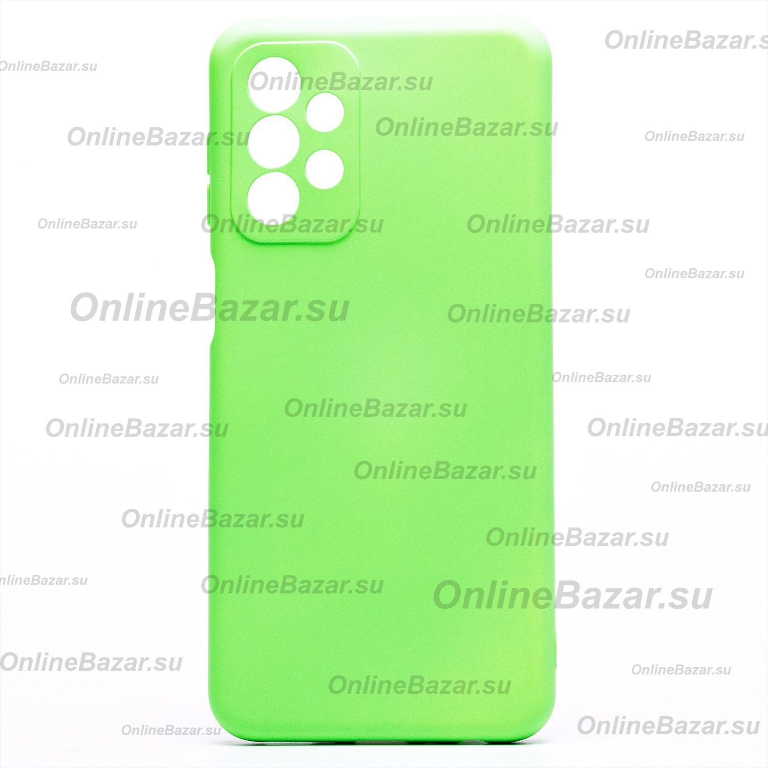 Чехол для Samsung SM-A235F (Galaxy A23) силиконовый Soft Touch 2 <зеленый> ― Spb.OnlineBazar.su