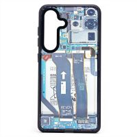 Чехол для Samsung SM-S921B (Galaxy S24) пластиковый (рис. 088) <голубой> ― Spb.OnlineBazar.su