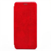 Чехол для Tecno Pova 2 (LE7n) флип боковой кожзам №3 <красный> ― Spb.OnlineBazar.su